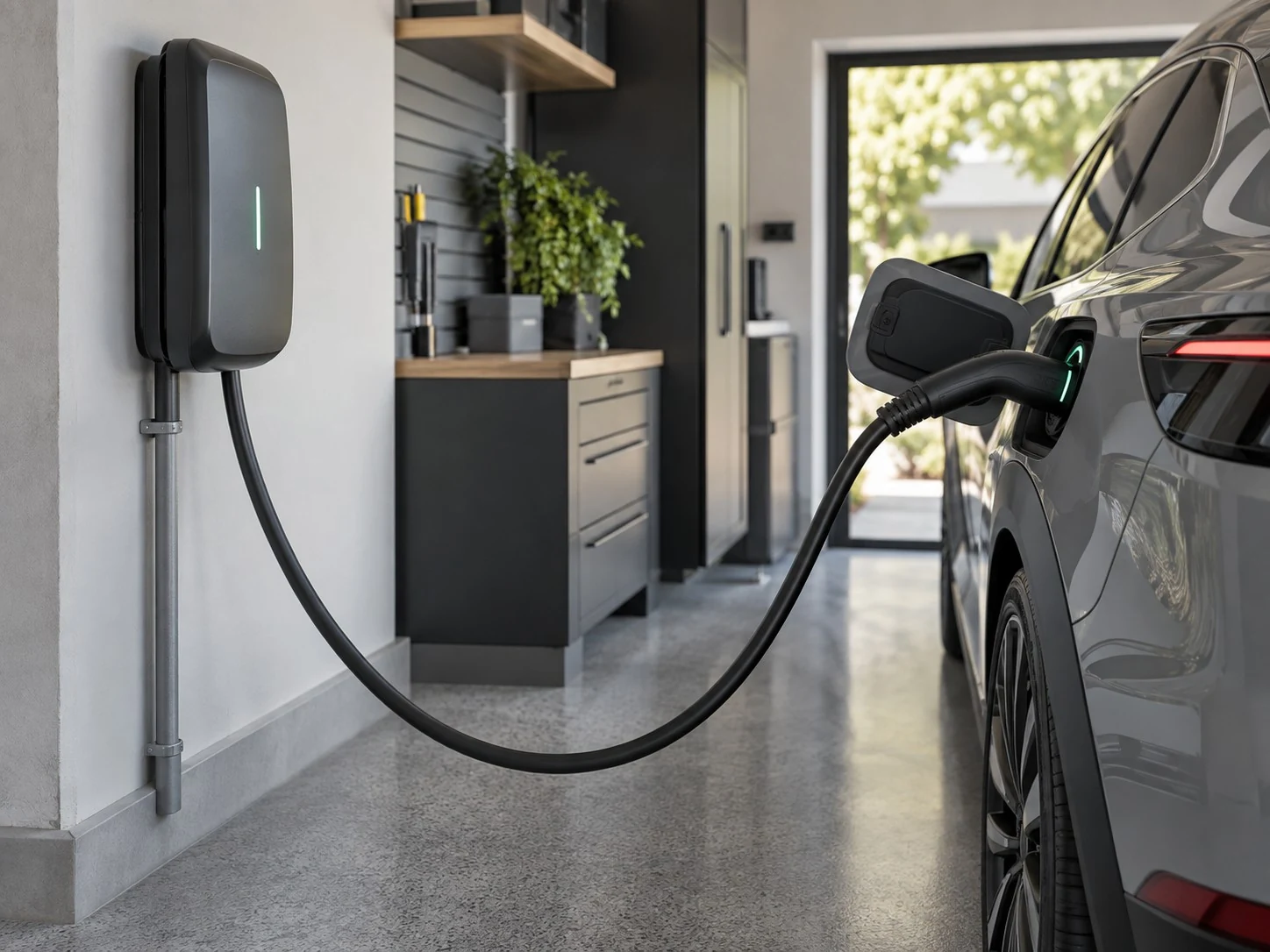 Carregador wallbox para veículo elétrico