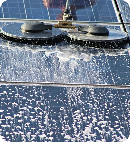 Limpeza de painéis solares